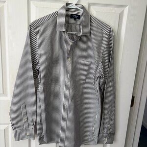 J CREW MENS  BUTTON DOWN LONG SLEEVE SHIRT--SIZE L 16-16 1/2
